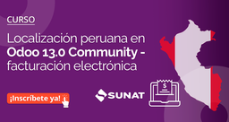 CURSO LOCALIZACIÓN PERÚ  ODOO 13 FACTURACIÓN ELECTRÓNICA